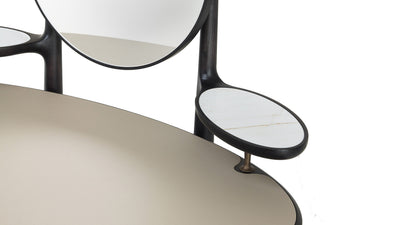 Desktop / DUO Vanity, designed by Roberto Lazzeroni for Ceccotti Collezioni