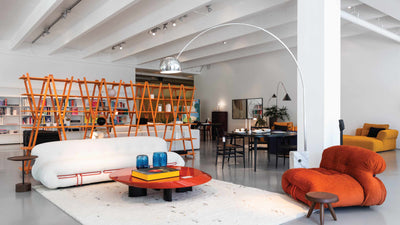 Desktop / WhiteMenu / Nuvola-Rossa, designed by Vico-Magistretti made by Cassina
