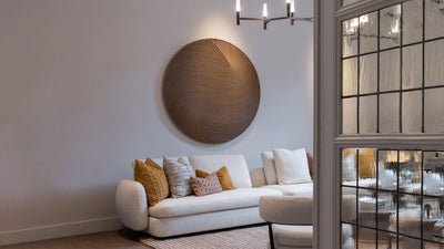 Desktop / Disque Friso Brown, designed by Domingos Tótora for Gardeco