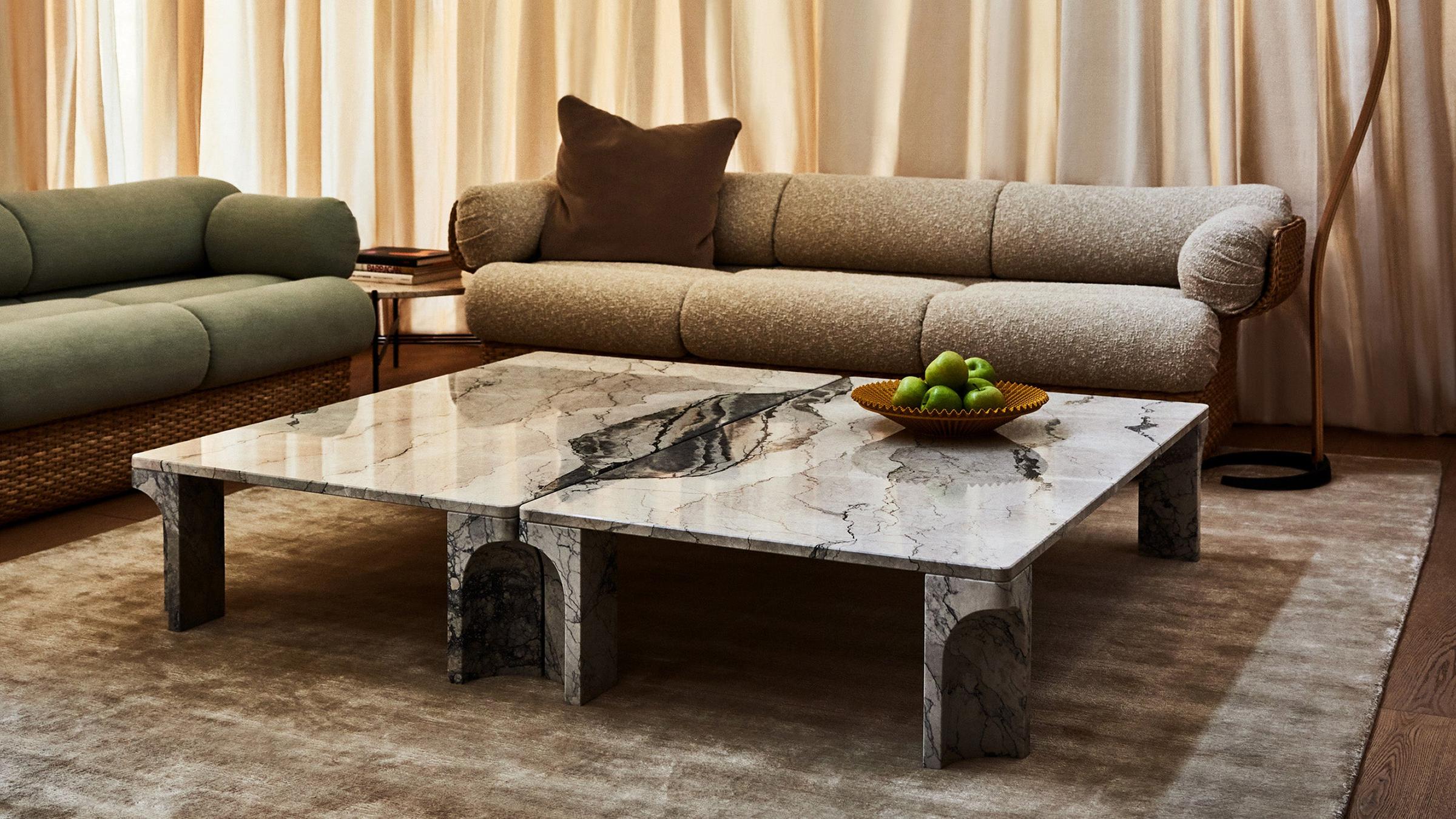 Desktop / Doric Coffee Table, designed by GamFratesi for Gubi