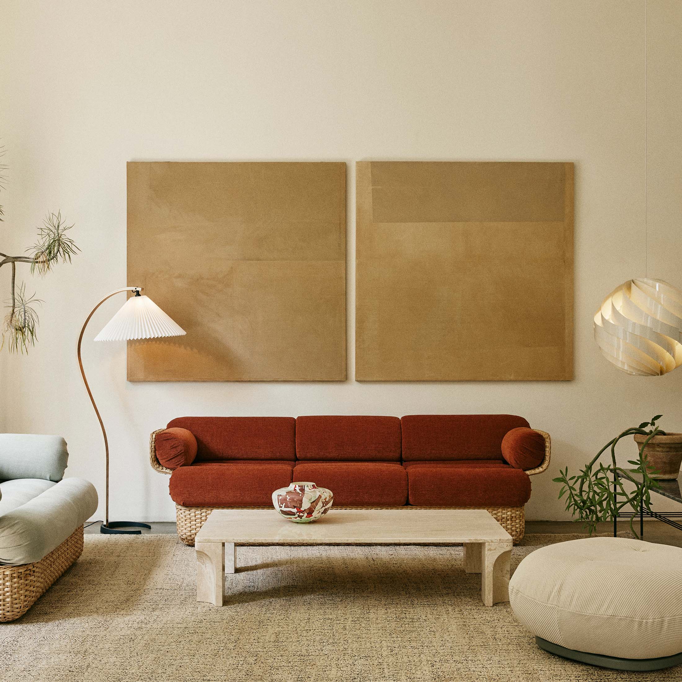 Rectangular / Mobile / Doric Coffee Table, designed by GamFratesi for Gubi
