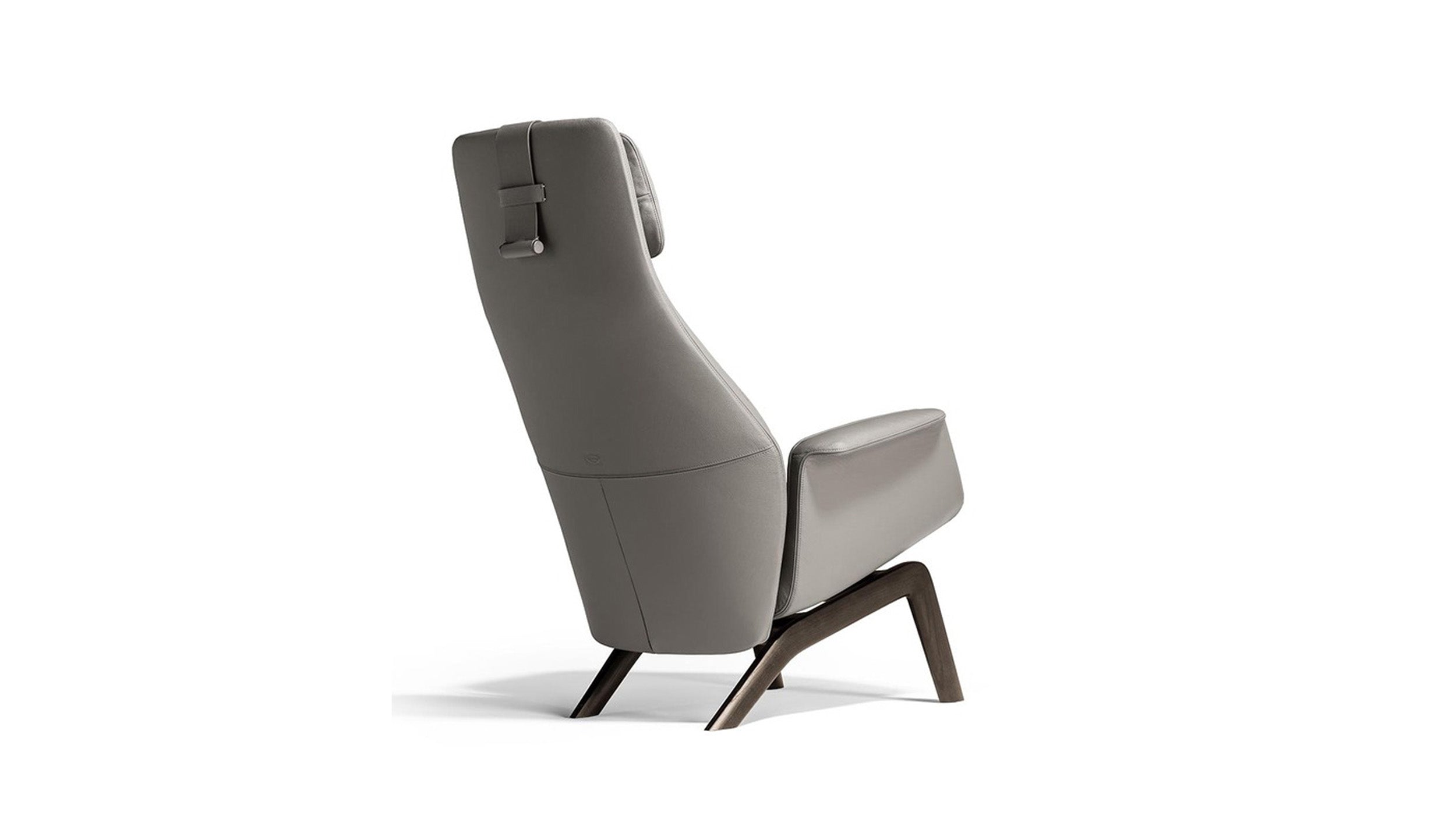 Desktop / Downtown Lounge Armchair and Ottoman, designed by Jean-Marie Massaud for Poltrona Frau