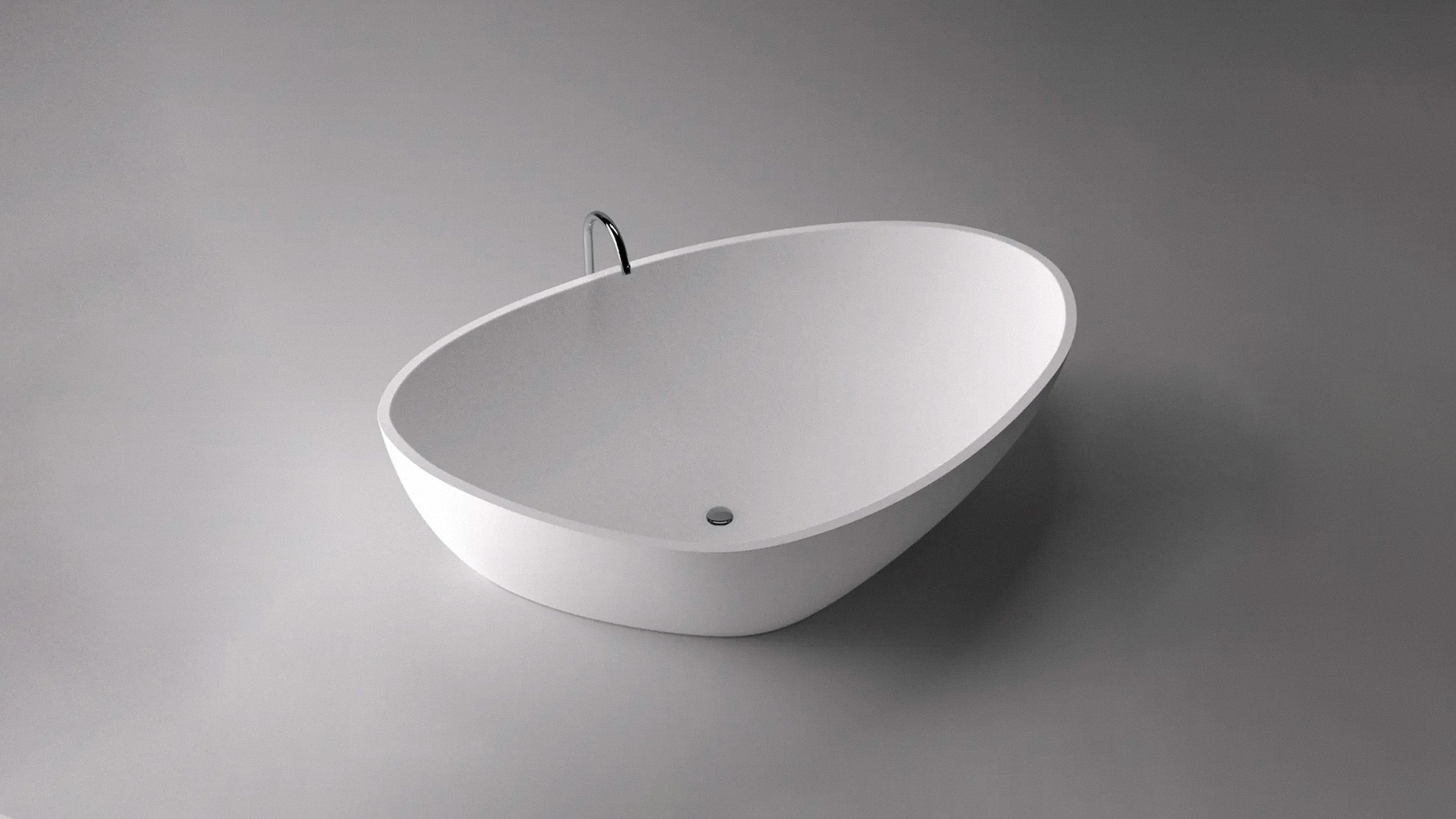 Desktop / Drop Bathtub, designed by Benedini Associati for Agape