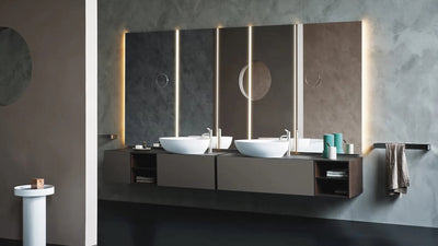 Desktop / Drop Washbasin, designed by Benedini Associati for Agape