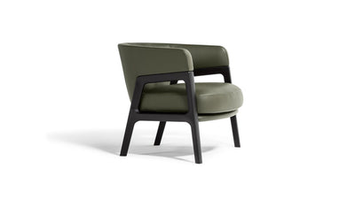 Desktop / Duo Lounge Armchair, designed by Roberto Lazzeroni for Poltrona Frau
