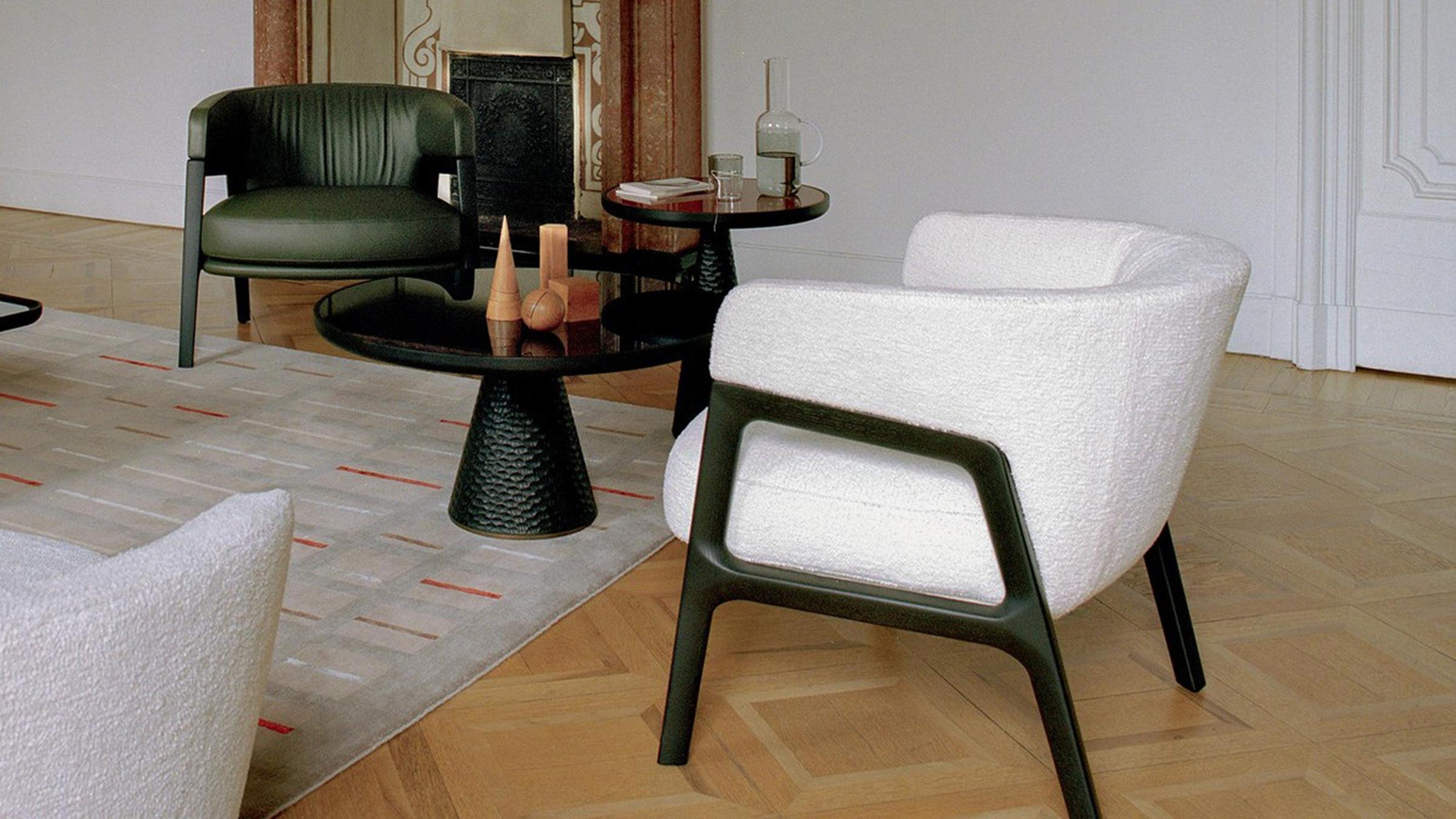 Poltrona Frau Lounge Chair Duo Lounge Armchair