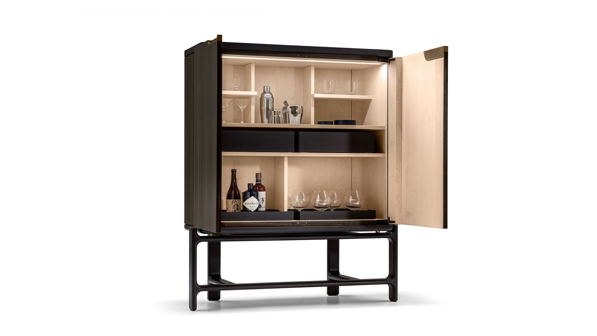 Desktop / DUO Cabinet, designed by Roberto Lazzeroni for Ceccotti Collezioni