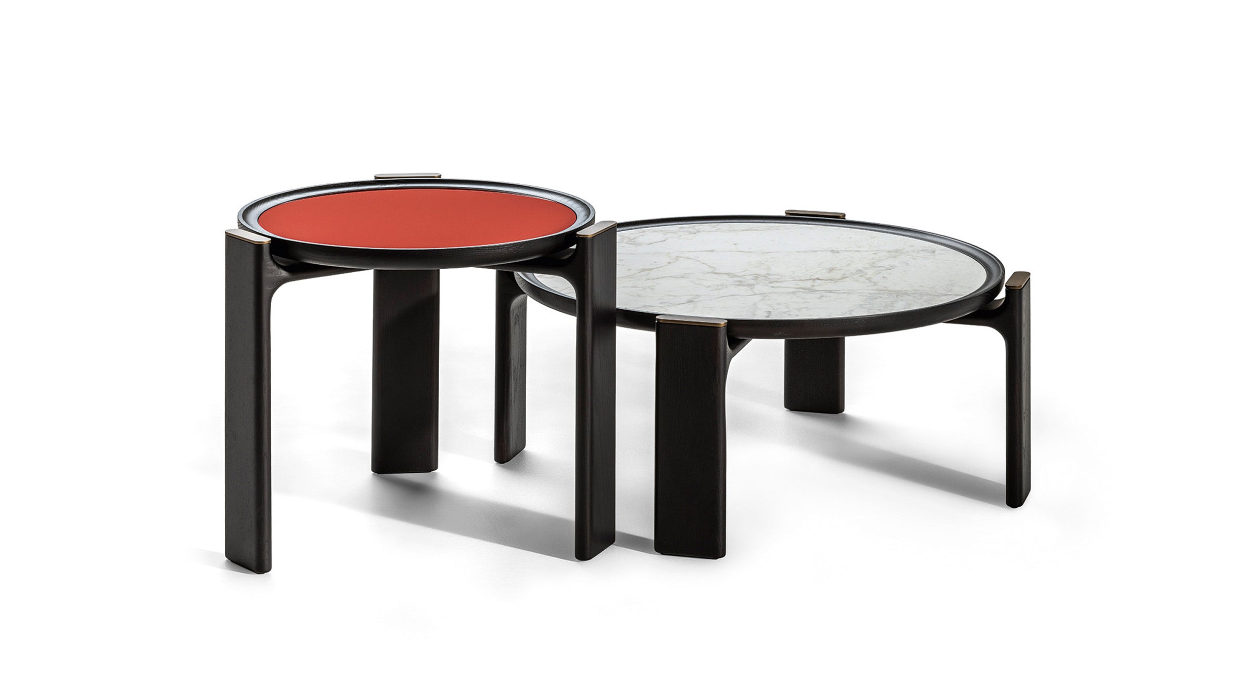 Desktop / DUO Low Table, designed by Roberto Lazzeroni for Ceccotti Collezioni