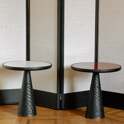 Mobile / DUO Pedestal Table, designed by Roberto Lazzeroni for Ceccotti Collezioni