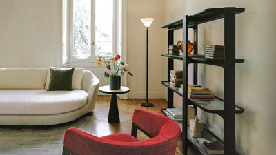 Desktop / DUO Pedestal Table, designed by Roberto Lazzeroni for Ceccotti Collezioni