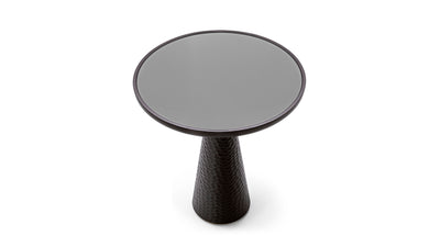 Desktop / DUO Pedestal Table, designed by Roberto Lazzeroni for Ceccotti Collezioni