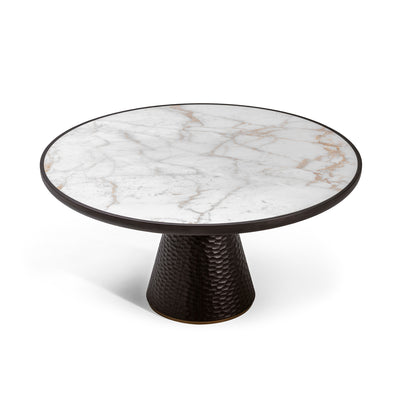 Mobile / DUO Pedestal Table, designed by Roberto Lazzeroni for Ceccotti Collezioni