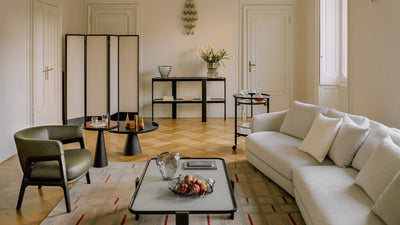 Desktop / DUO Trolley, designed by Roberto Lazzeroni for Ceccotti Collezioni