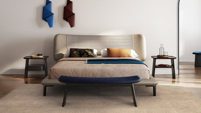 Desktop / DUO Bed, designed by Roberto Lazzeroni for Ceccotti Collezioni