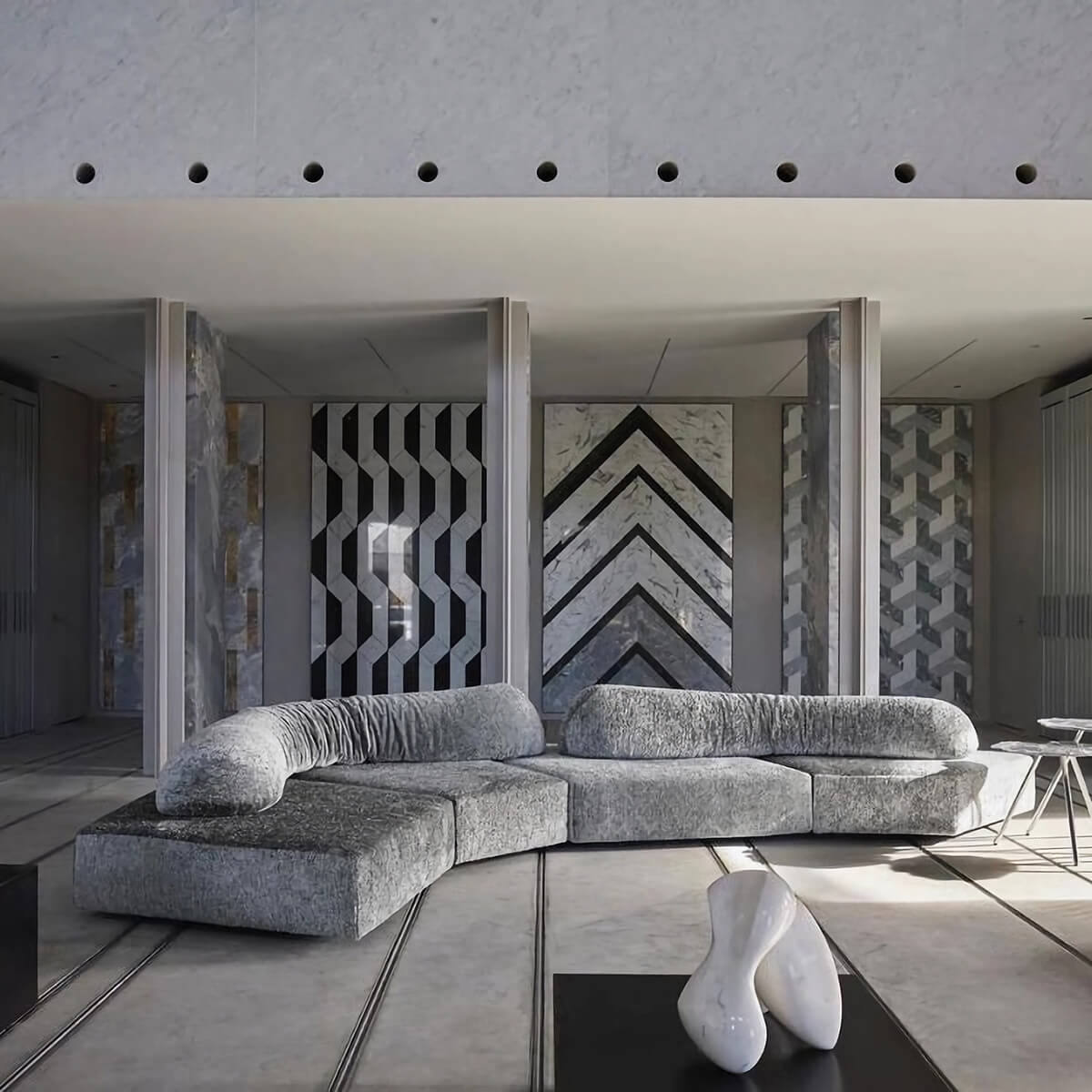 Mobile / BlackMenu / On the Rocks Sofa, designed by Francesco Binfare
