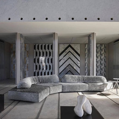Mobile / BlackMenu / On the Rocks Sofa, designed by Francesco Binfare
