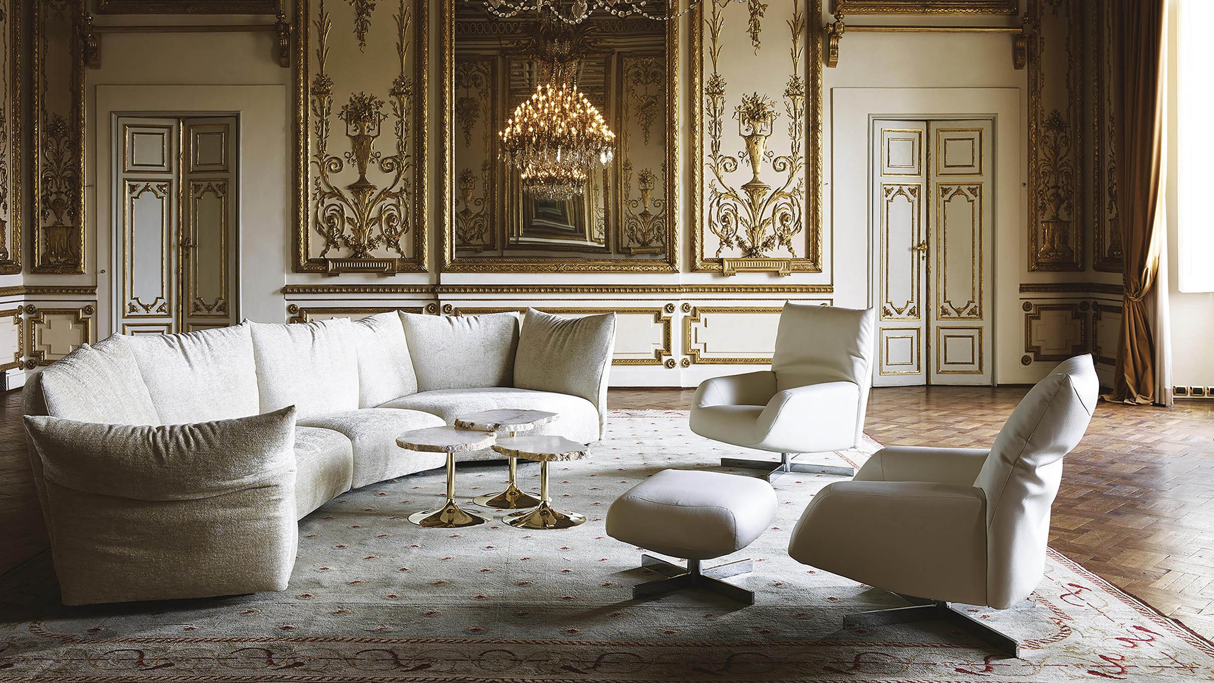 Edra Armchair Chiara Armchair & Ottoman