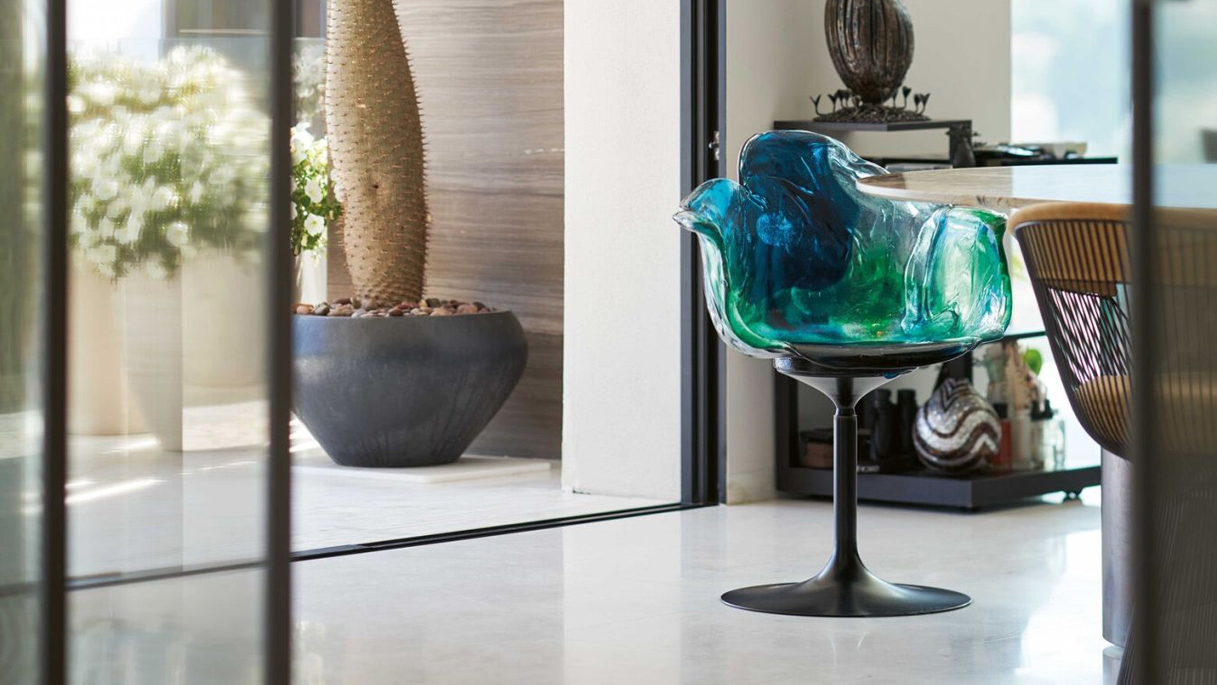 Desktop / Ella Dining Chair, designed by Jacopo Foggini for Edra