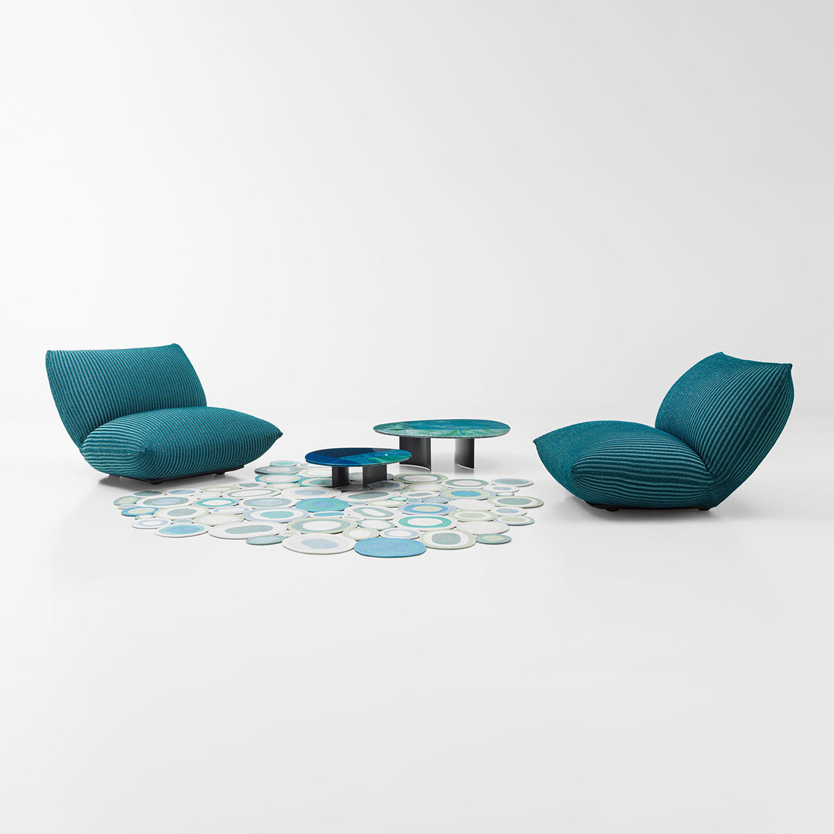 Mobile / Ellissi Rug, designed by CRS for Paola Lenti