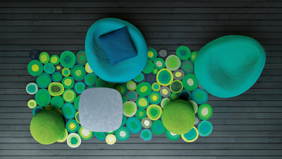 Desktop / Ellissi Rug, designed by CRS for Paola Lenti