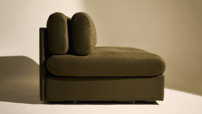 Desktop / Elogio Sofa, designed by Tobia and Afra Scarpa and made by Gubi