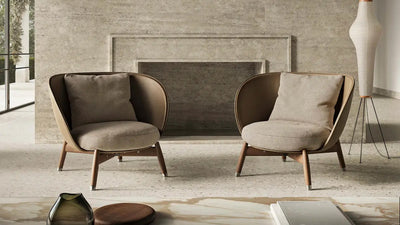 Desktop / ERI Armchair, designed by Fumie Shibata for Flexform