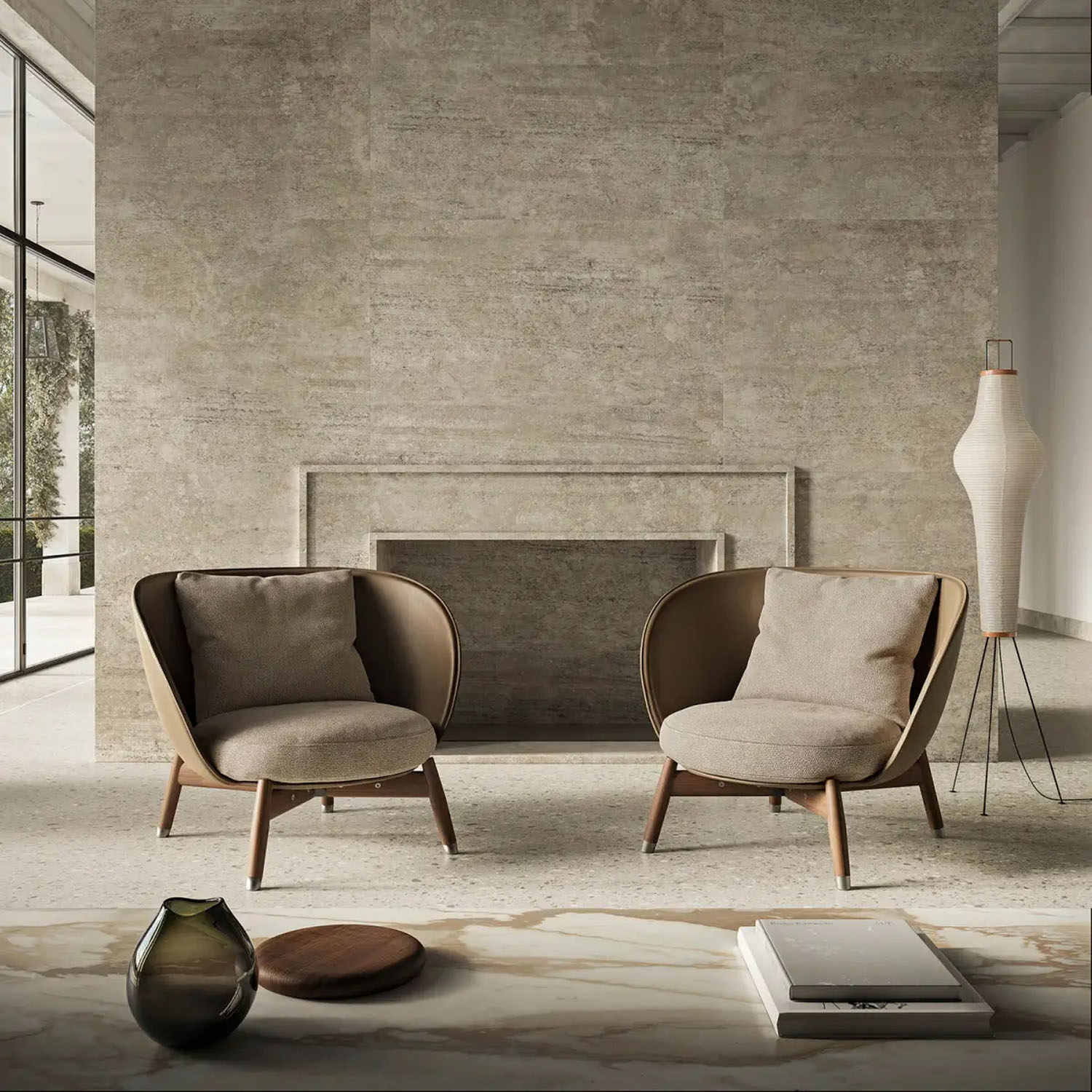 Mobile / ERI Armchair, designed by Fumie Shibata for Flexform