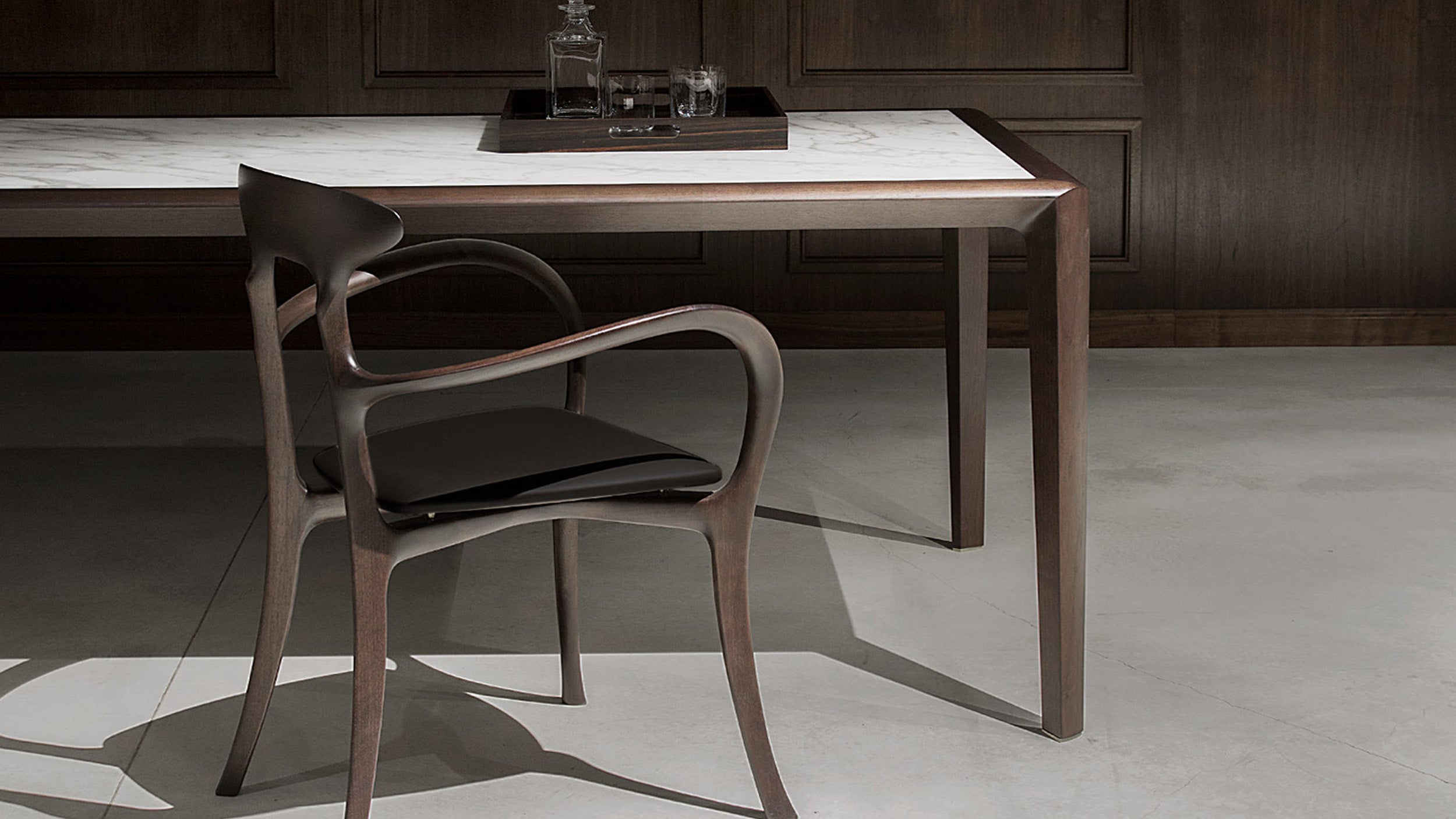 Desktop / Evenmore, designed by Roberto Lazzeroni for Ceccotti Collezioni