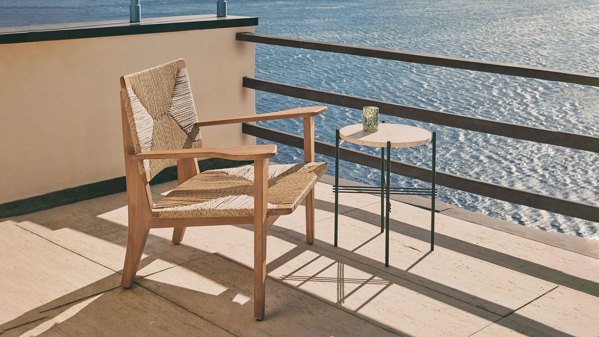 Desktop / F-Chair Lounge Chair, designed by Marcel Gascoin and made by Gubi
