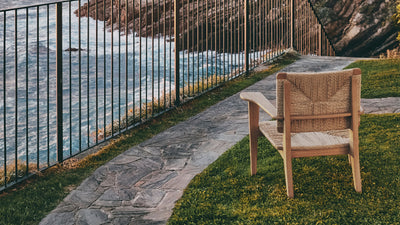 Desktop / F-Chair Lounge Chair, designed by Marcel Gascoin and made by Gubi