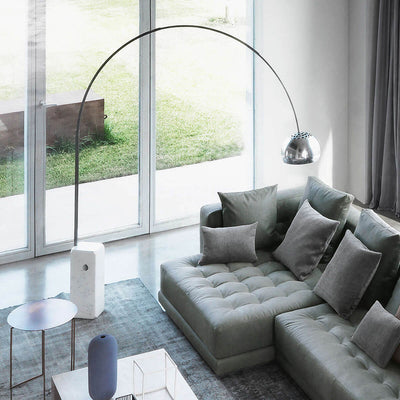 Mobile / BlackMenu / Arco Floor Lamp, designed by Achille Castiglioni