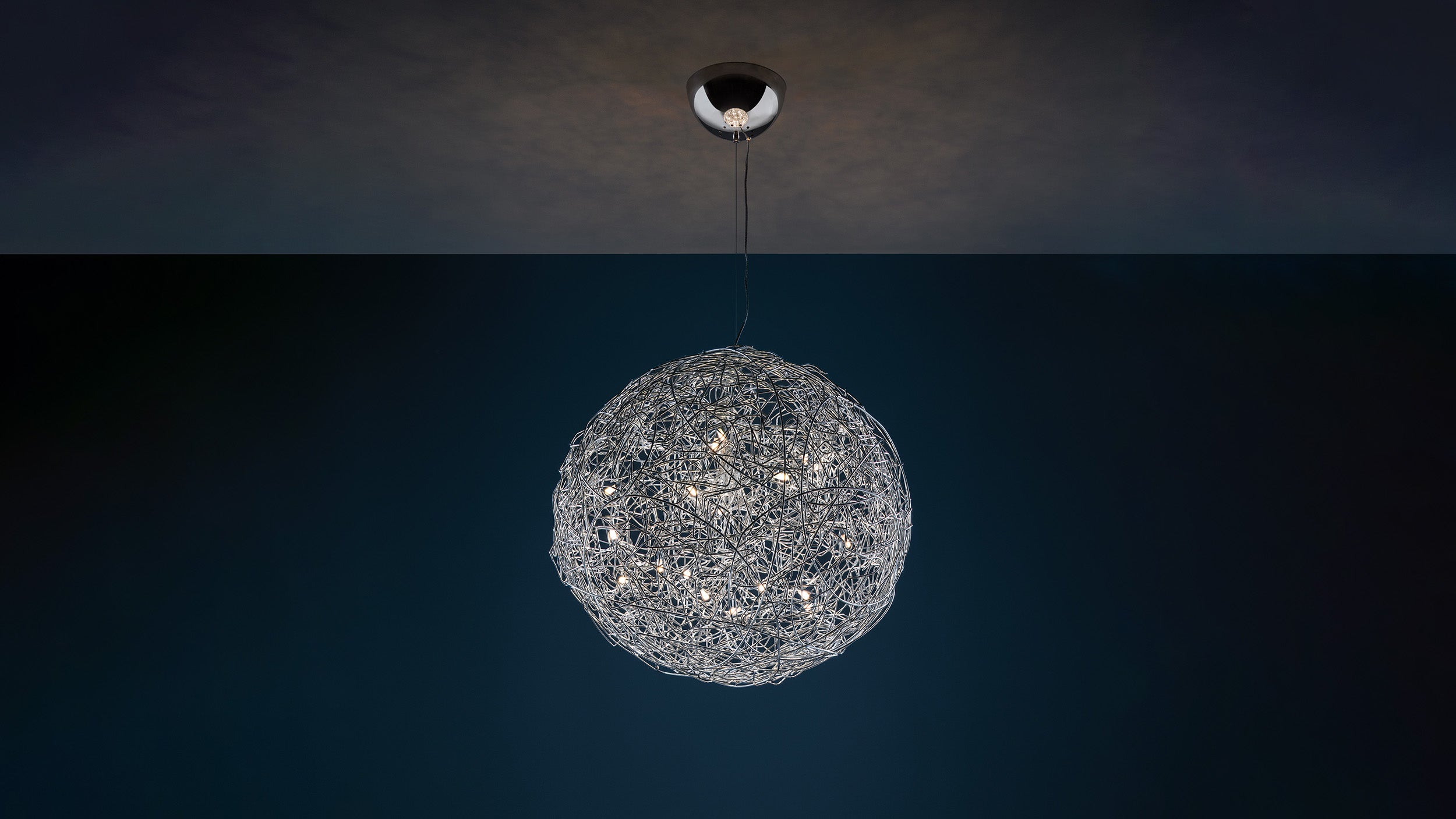 Desktop / Fil de Fer Pendant Lamp, by Catellani & Smith