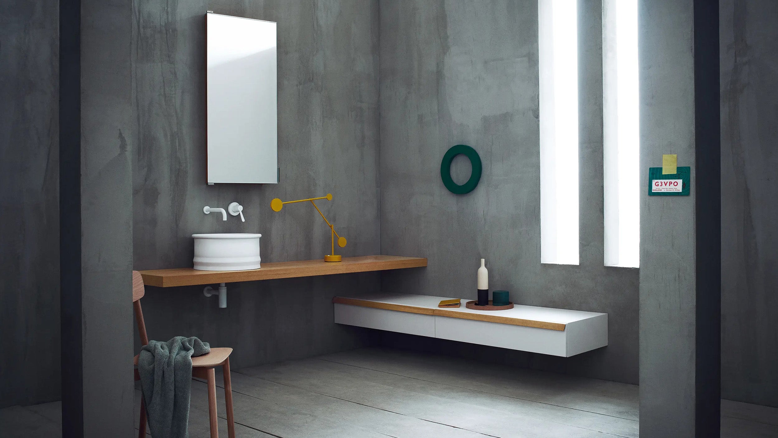 Desktop / Flat X, designed by Benedini Associati for Agape
