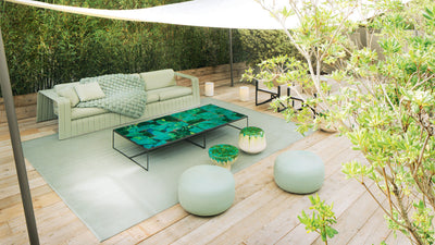 Desktop / Frame Outdoor Sofa, designed by Francesco Rota for Paola Lenti
