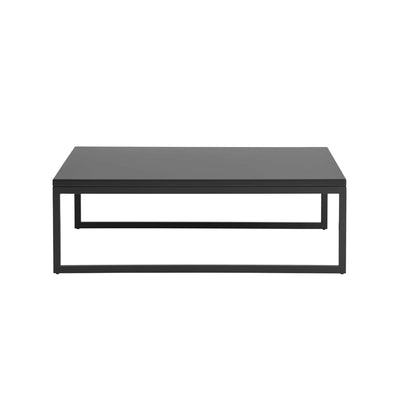 Cappellini Fronzoni '64 Table by AG Fronzoni 1964. A sleek black table with an open frame design and dark top.