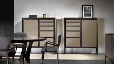 Desktop / Full Cabinet High, designed by Roberto Lazzeroni for Ceccotti Collezioni