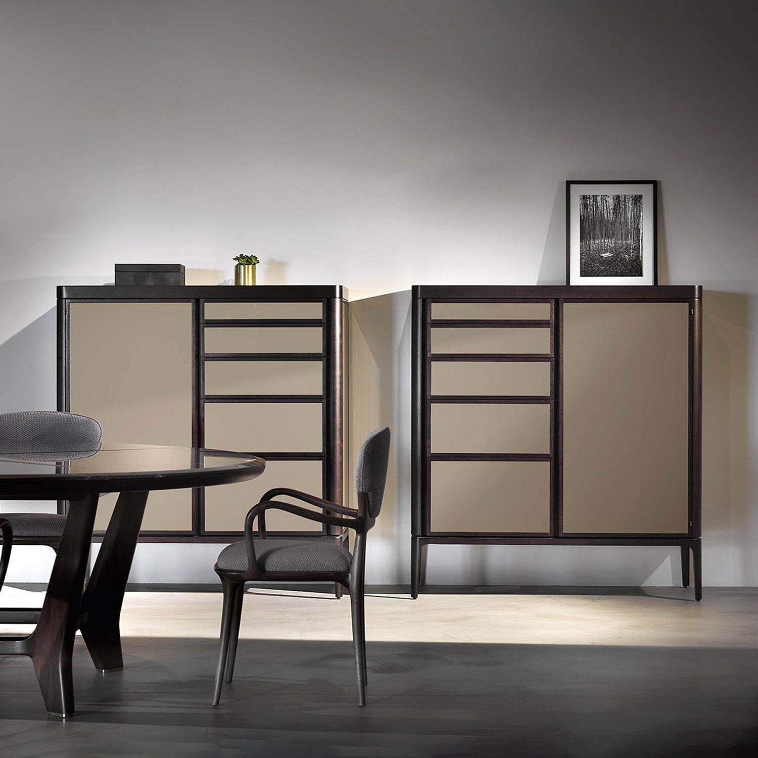 Mobile / Full Cabinet High, designed by Roberto Lazzeroni for Ceccotti Collezioni