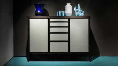 Desktop / Full Cabinet High, designed by Roberto Lazzeroni for Ceccotti Collezioni