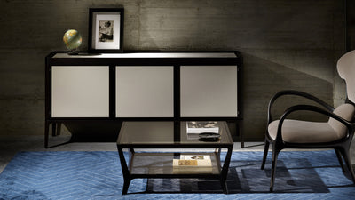 Desktop / Full Cabinet Low, designed by Roberto Lazzeroni for Ceccotti Collezioni