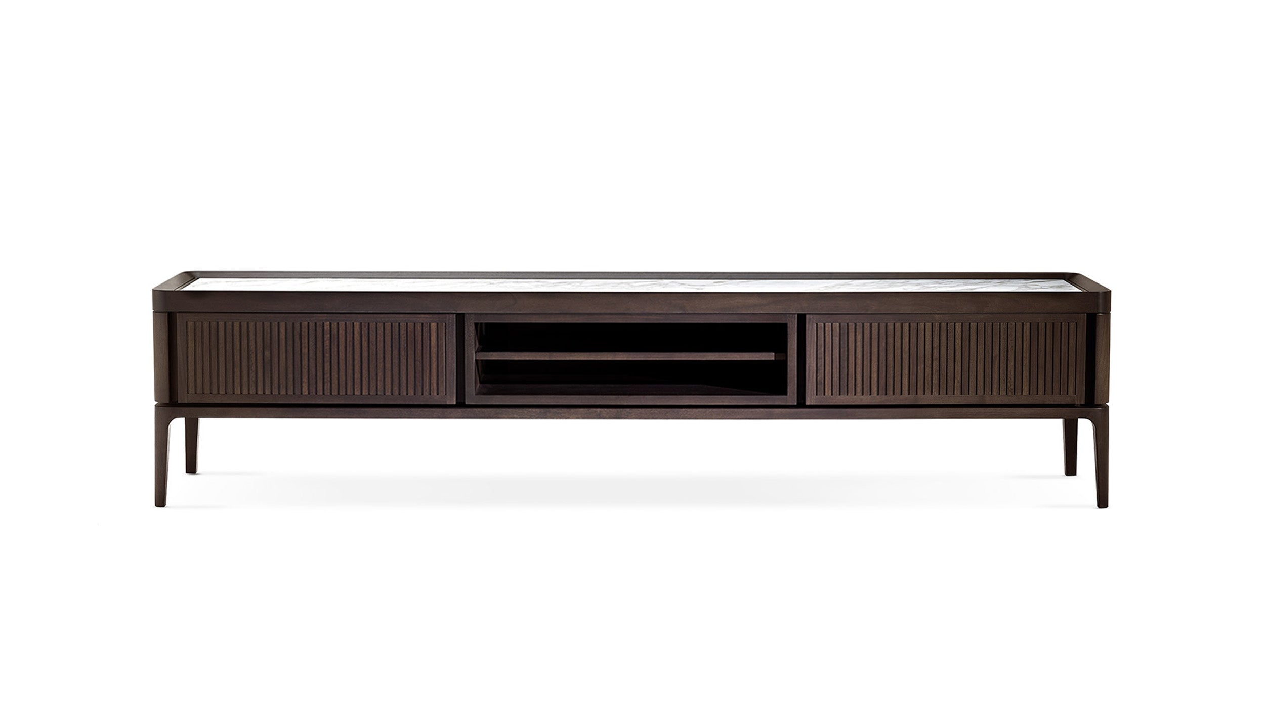 Desktop / Full TV, designed by Roberto Lazzeroni for Ceccotti Collezioni
