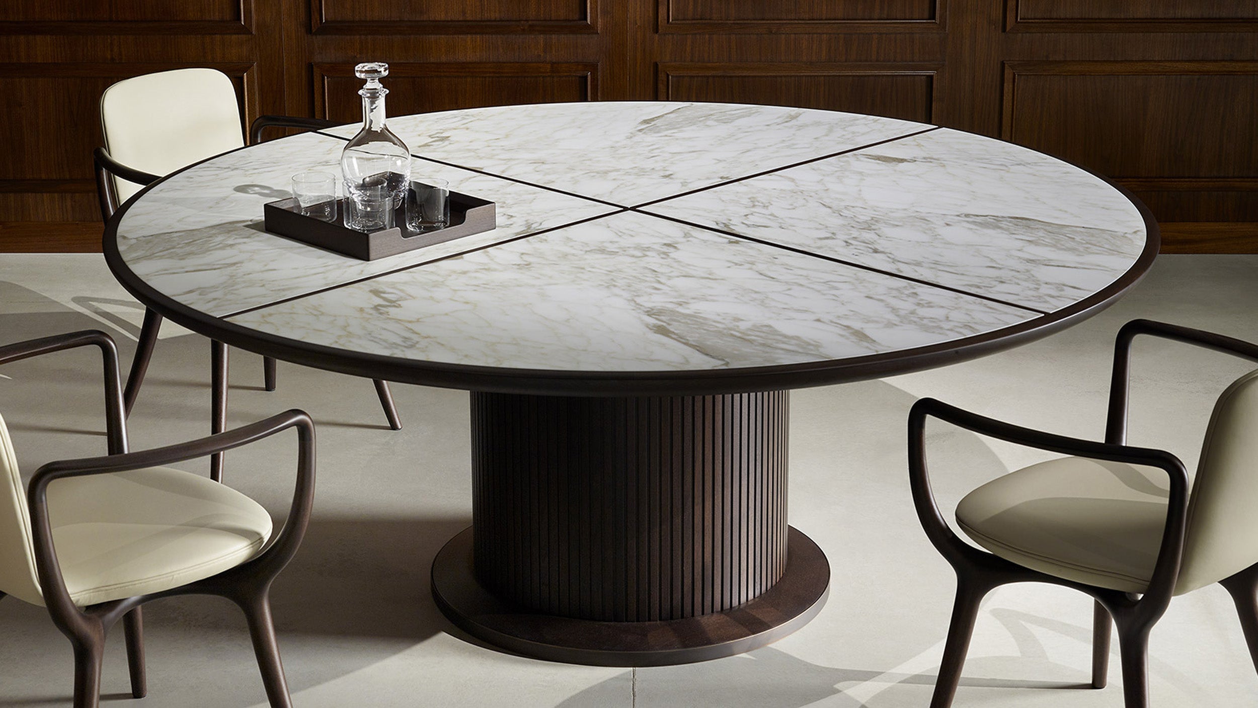 Desktop / Full Table, designed by Roberto Lazzeroni for Ceccotti Collezioni