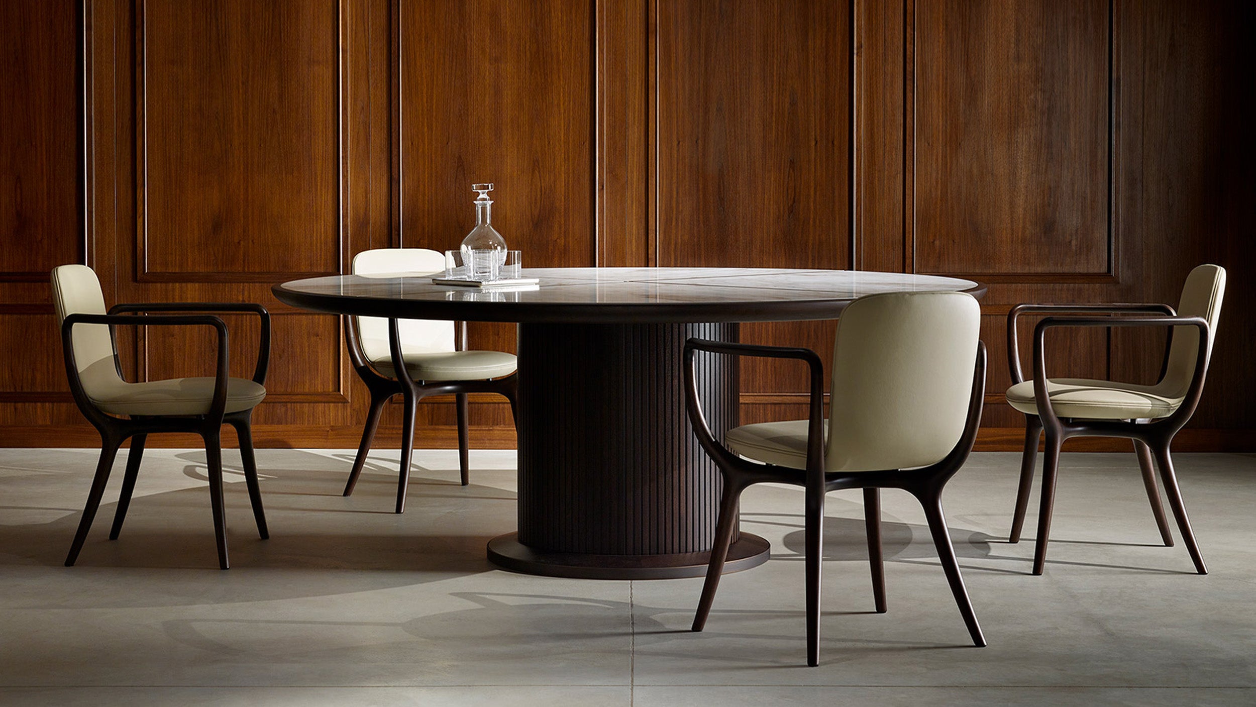 Desktop / Full Table, designed by Roberto Lazzeroni for Ceccotti Collezioni