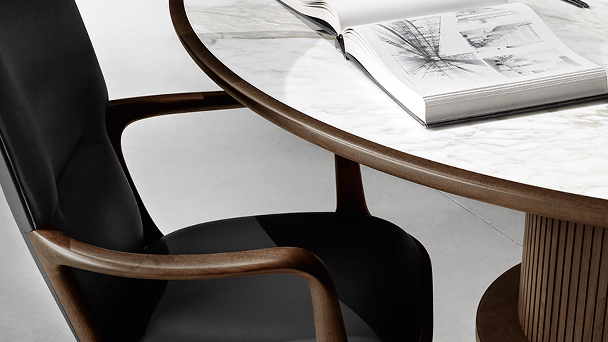 Desktop / Full Table, designed by Roberto Lazzeroni for Ceccotti Collezioni