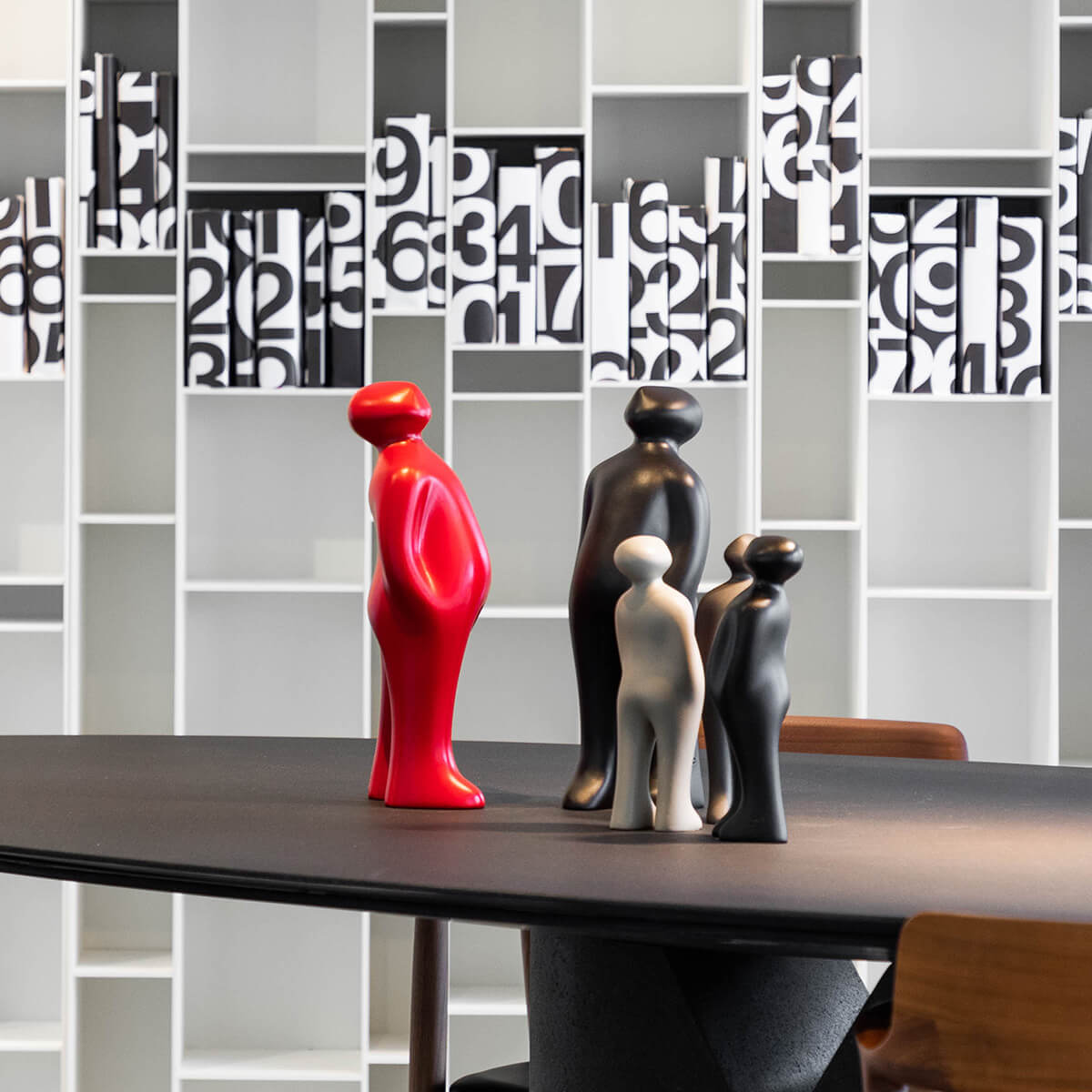 Red Rubia / Mobile / BlackMenu / The Visitor Sculpture (Medium), designed by Guido Deleu