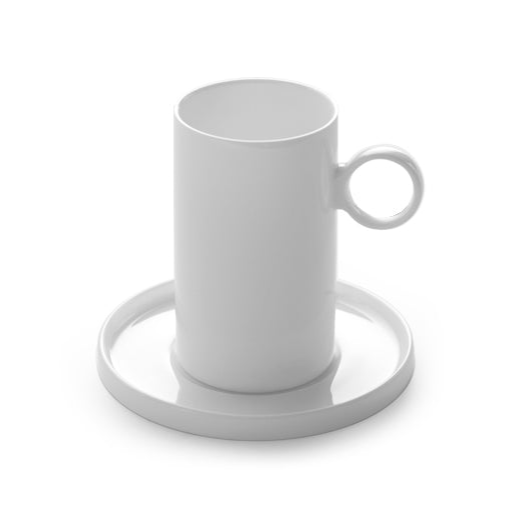 Coffee / Mobile / BlackMenu / Geometry Cup and Saucer