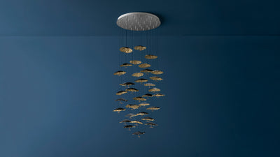 Desktop / Gold Moon Chandelier, by Catellani & Smith