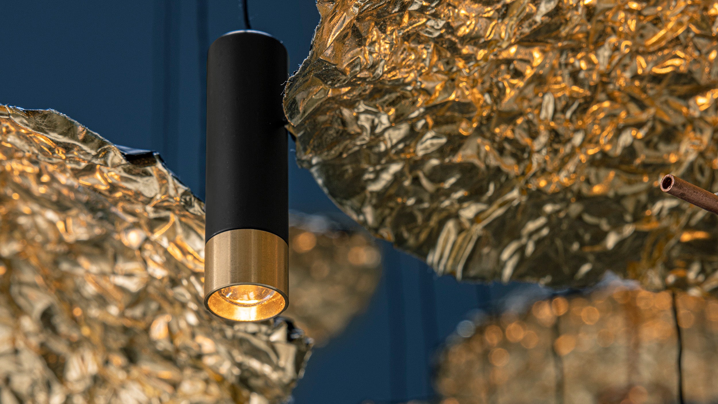 Desktop / Gold Moon Chandelier, by Catellani & Smith