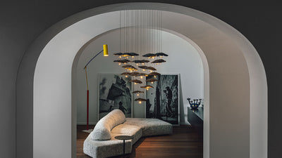 Desktop / Gold Moon Chandelier, by Catellani & Smith