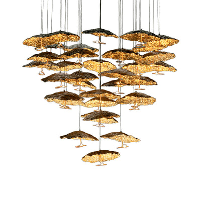 Catellani & Smith Chandelier Gold Moon Chandelier