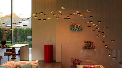 Desktop / Gold Moon JC/IC Pendant Lamp by Catellani & Smith